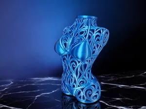 Jarrón ornamental figura femenina