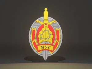 Настольный знак МВД Республики Беларусь