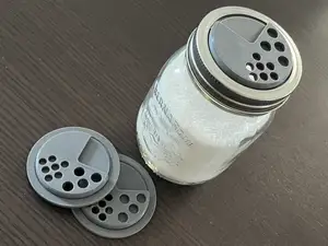 Mason jar lid v2 with three openings