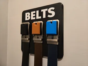 Wall Mounted Belt Organizer