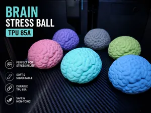 Brain Stress Ball (TPU 85/95A)