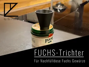 Trichter FUCHS Gewürze Nachfülldose