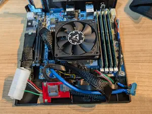 HP Microserver Gen8 mITX and MJ11-EC1 upgrade