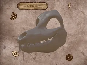 Skulldog head by Saberwolfstudio
