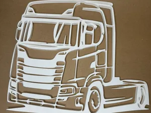 Scania Truck Silhueata - Decoração Parede