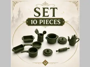 Victorian Kitchen Essentials 10 Piece Cookware Set