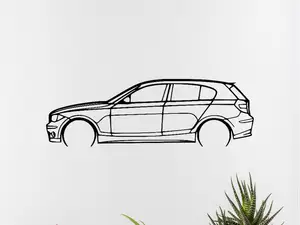 Bmw serie 1 e87 becquet wall art 