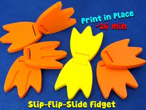Duck Feet Slider + Flip Fidget (~26 min print)