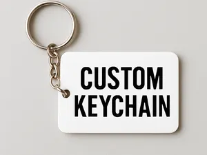Personalized Name Tag Keychain
