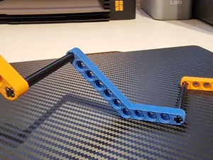 Legostein Liftarm/gewinkelt, 2 Achsen (divers)