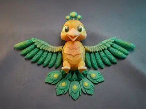 Articulated Majestic Peacock - Fantasy Design