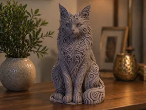 Maine coon cat decoration