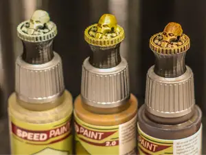 Army Painter Vallejo paint Cap Space Skeleton Head