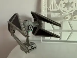 Highly Detailed TIE Interceptor– KitCard Model