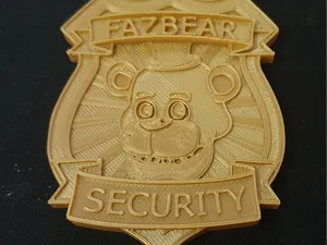 fazbear security badge