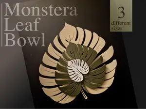 Monstera Leaf Bowl Tray - Dekorative Schale