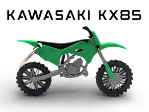 Kawasaki KX 85 Motocross Keychain