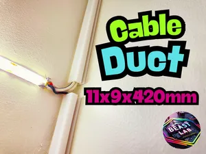 Low Profile Cable Wire Duct Case 420x11x9.5mm
