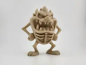 3D Skeleton Taz Looney Tunes Tasmanian Devil STL