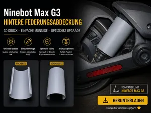 Ninebot Max G3 Rear Suspension Cover 