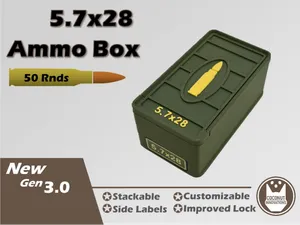 Ammo Storage Box 5.7x28 FN 50 Rounds