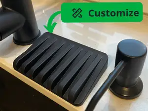 Kitchen Sink Sponge Holder Customizable