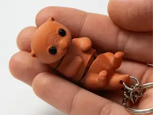 Cute Otter - Articulated & Keychain