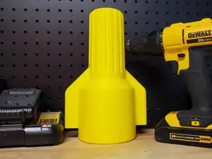 Wire nut twist cap container
