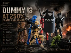Dummy 13 at 250% - Frame and Armor