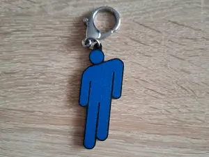 Billie Eilish Pendant Keychain