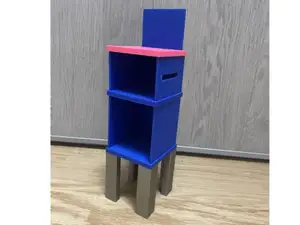 table de chevet pour enfant sur pieds