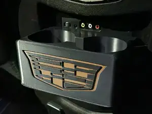 Rear Console 40oz Tumbler Cup Holder Caddy