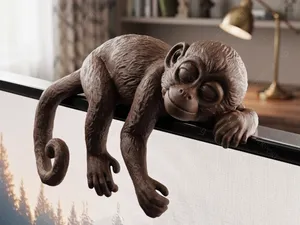 Sleeping Monkey Monitor Sitter Screen Figure #012