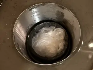 Concrete pour form for toilet flange