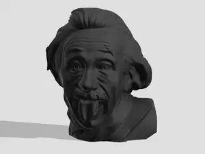 Naughty Albert Einstein Statue Art