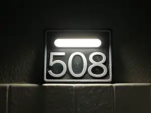Exterior Plaque for Solar Light
