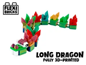 Flexi-Bricks: Long Dragon Set
