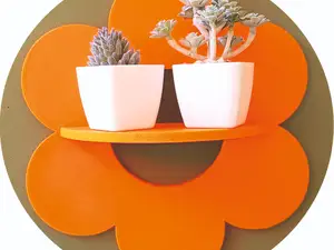 Regal, Wandregal Blume, Flower Power