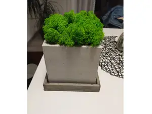 Mold for concrete flowerpot and saucer