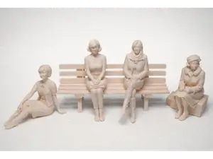 Sitzfiguren-Set Vintage-Stil LGB-Gartenbahn 1:22,5