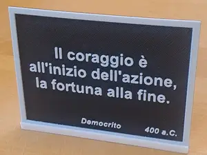 Courage Motivation Card – Italian