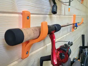 Fishing Rod Wall Mount