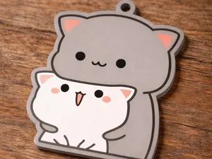 Llavero Gatitos Abrazados