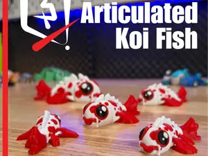 Articulated Koi Fish