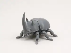 Hercules Beetle Figurine STL