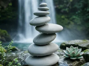 Zen Stone Stack - Multi-Part & Single Part