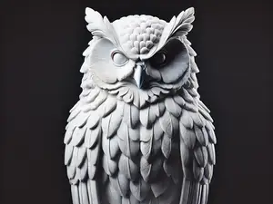 Owl statue