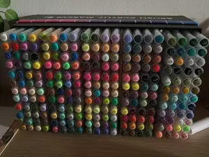 séparateur de feutre brush acrylic markers