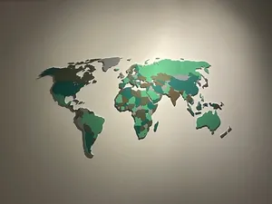 World map | 120cm x 60cm