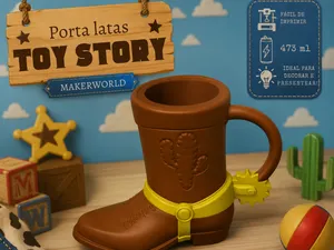 Porta latas 473 ml Toy Story woody